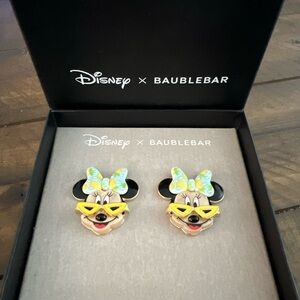 Disney Baublebar Earrings Minnie Mouse Tropical Sunglasses Bow Spring Summer